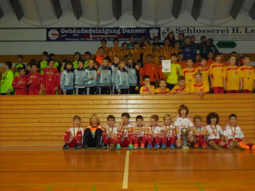 Sieg von RB Leipzig in der Stadthalle