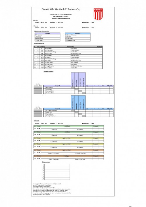 Benefizturnier in der Stadthalle