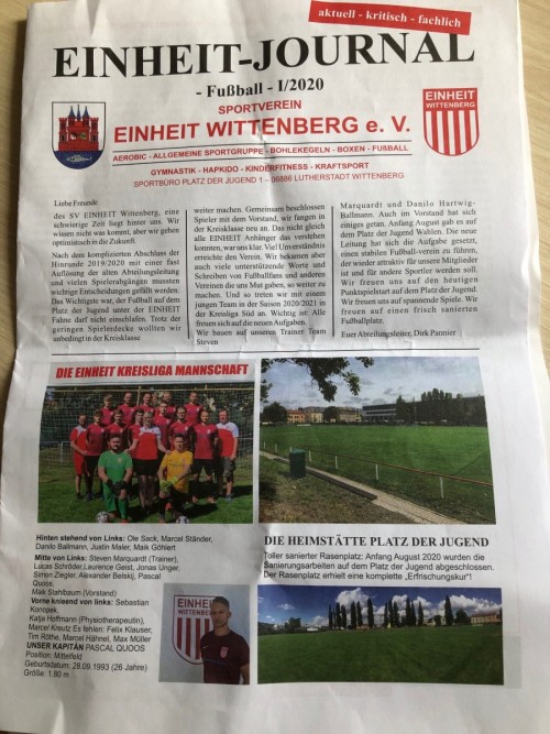 Nach über einem Jahrzehnt - Einheit-Journal wieder da !!!