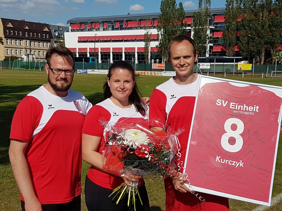 Verein und Mannschaft danken dem Duo Kurczyk